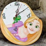 ساعت رومیزی طرح راپنزل