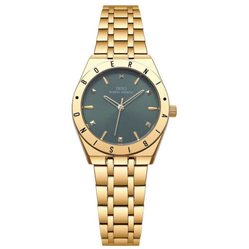 ساعت زنانه ایبسو مدل IB1108L-Gold-Green