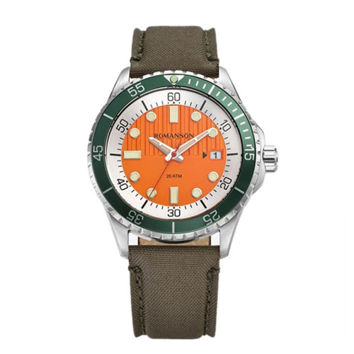ساعت مچی مردانه رومانسون مدل AL4BS001MMKWAH2W–ORANGE