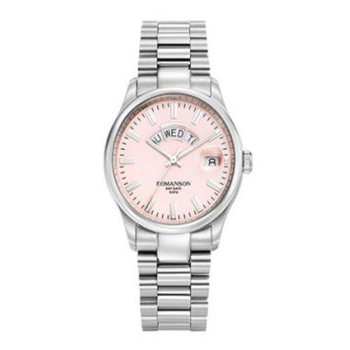 ساعت مچی مردانه رومانسون مدل TM3BS007FMWWAE2W-PINK