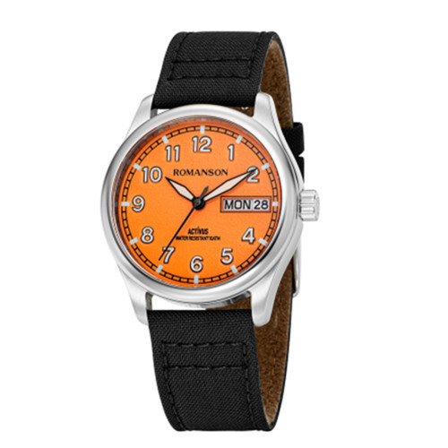 ساعت مچی مردانه رومانسون مدل AL3BF015FMBWAH2W–ORANGE